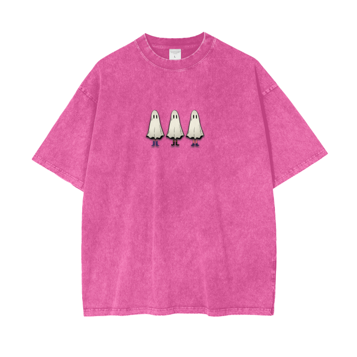 Boo Bitches Acid Wash Oversize T-Shirt