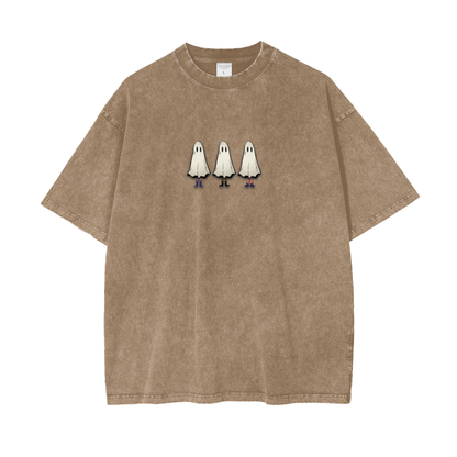 Boo Bitches Acid Wash Oversize T-Shirt